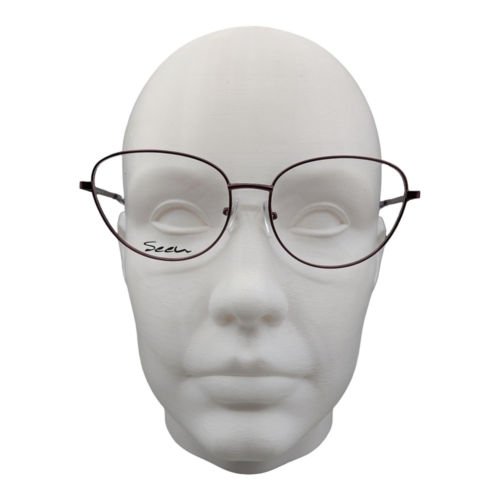 Seen SNOF5007 VV00 Purple Metal Cat Eye Eyeglasses Frame 54-16-140